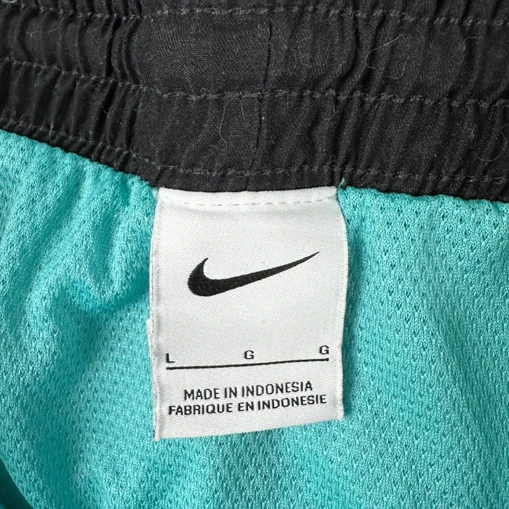 Nike Mens Ombre Swim Trunks Teal Green Pink Board Shorts Just Do It Size‎ Large